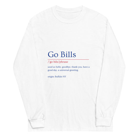 Go Bills Dictionary Definition Long Sleeve