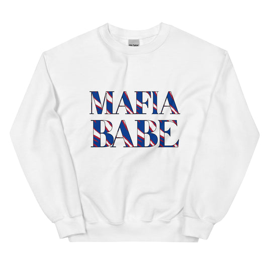 Mafia Babe Zubaz Print Crewneck