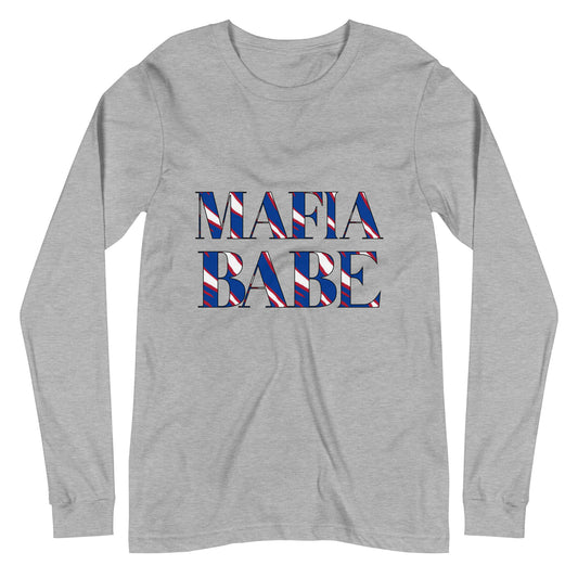 Mafia Babe Zubaz Print Longsleeve Crew