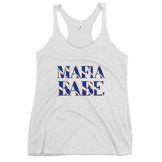 Mafia Babe Zubaz Print Racerback Tank